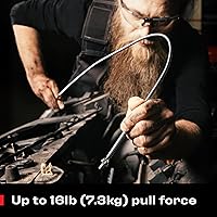 Vista 3 de Juego de herramientas de recogida NoCry Premium — Incluye una pinza de agarre de garras flexible de 36 pulgadas y una varilla de recogida magnética