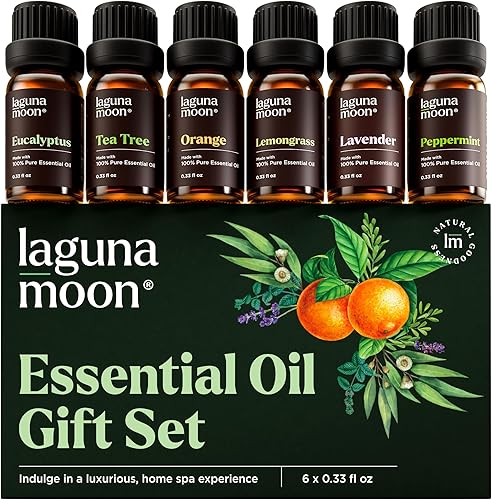 Lagunamoon - Set de regalo de aceites aromáticos, brisa de mar, piña, bosque, pomelo, rosa de verano, de coco, para hacer tú mismo velas, jabón, disponible en Yaxa Costa Rica