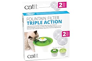 Catit Replacement Water Filter Tablets for Triple Action Water Fountain