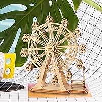 Vista 5 de ROBOTIME - Rompecabezas 3D de madera, juguete de madera para montarte tú mismo, para niños, maquetas, ideal como regalo, noria