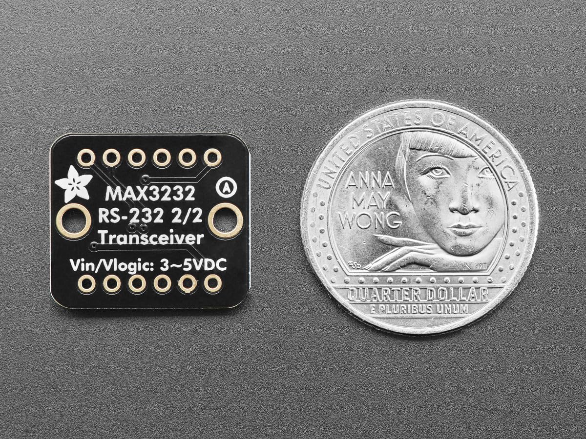 Adafruit RS232 Pal, convertitore a 2 canali da UART a RS-232, MAX3232E, 5987
