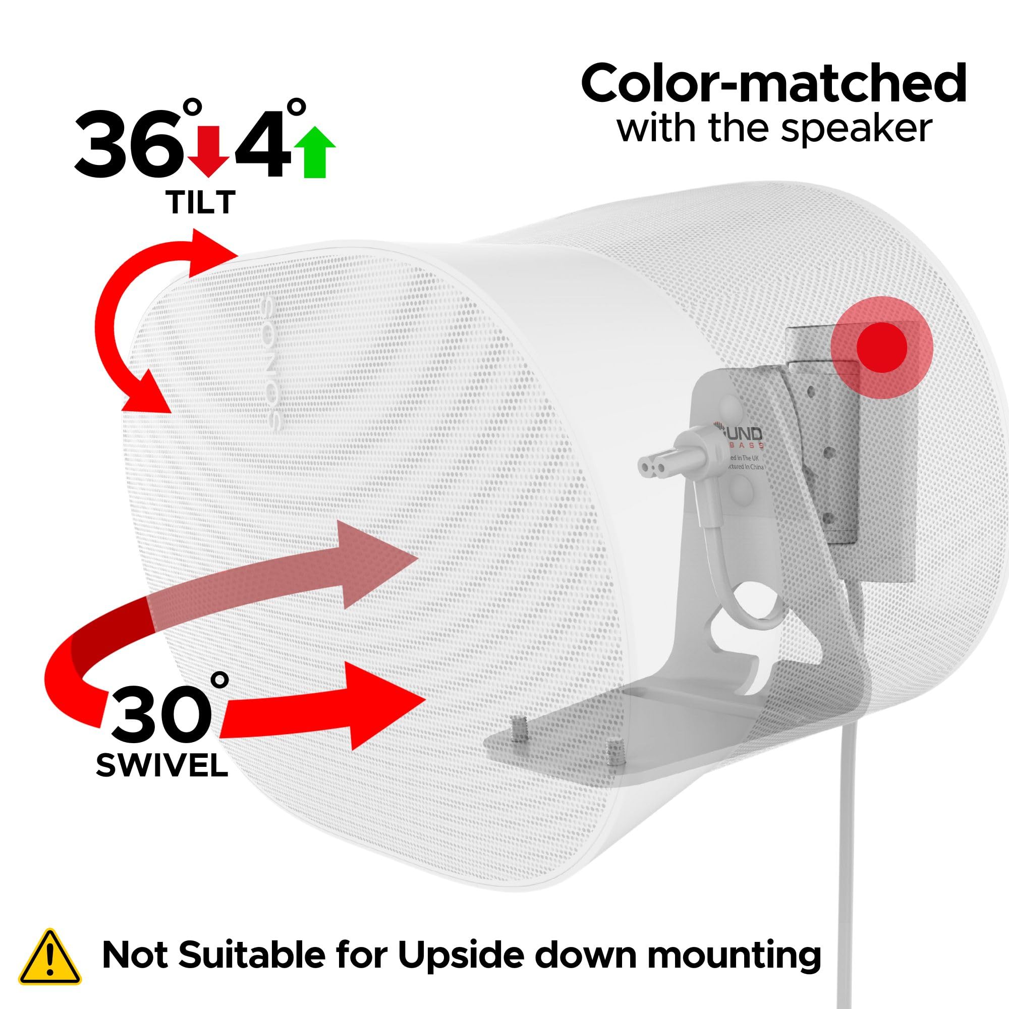 Amazon.com: Sound Bass ERA300 Wall Mount Bracket, Tilt and