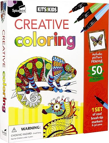 SpiceBox Kits de actividades infantiles para colorear creativos para niños