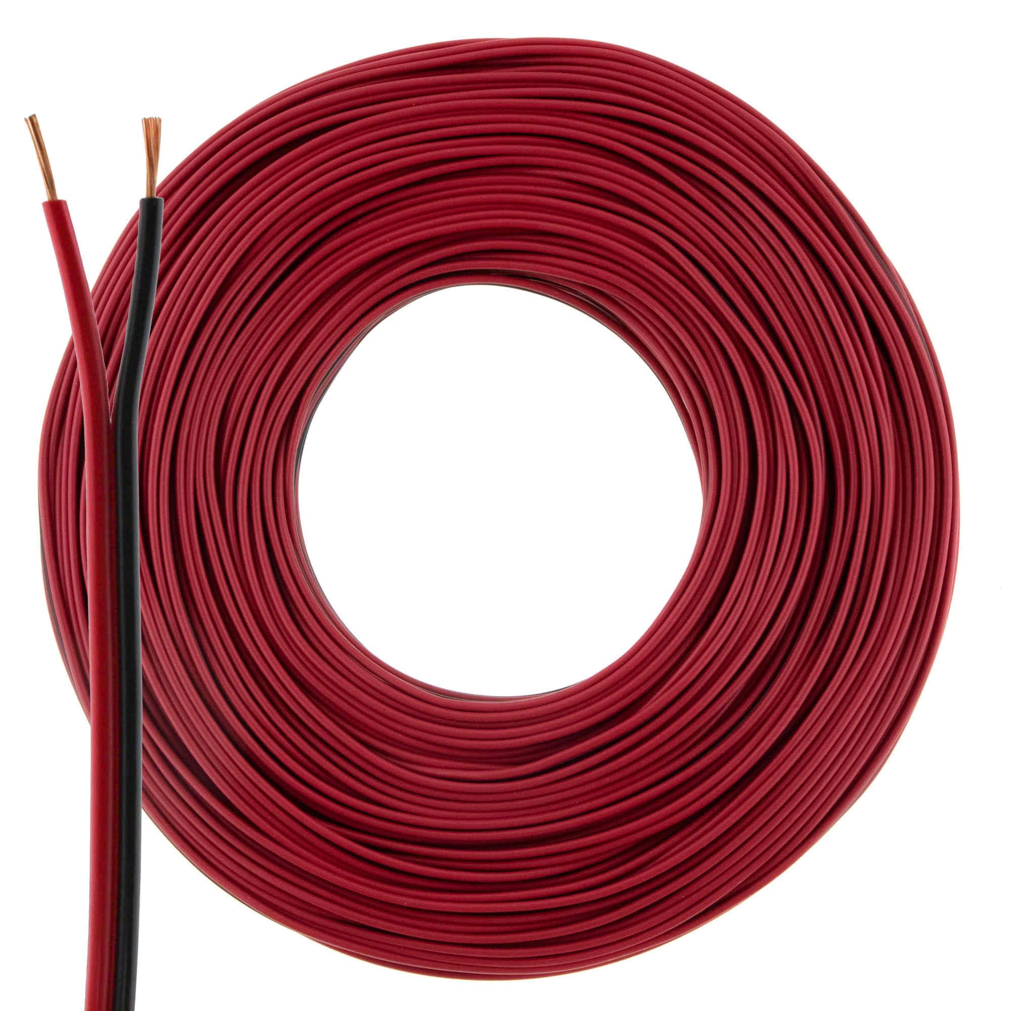 SeKi Speaker Cable 2 x 0.50 mm² 50 m Red/Black CCA Audio Cable