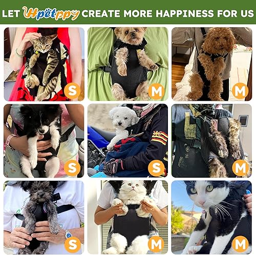 Miniatura 3 de Mochila transportadora de mascotas, manos libres ajustables con patas delanteras para perros y mochila de fácil ajuste para perros para senderismo,