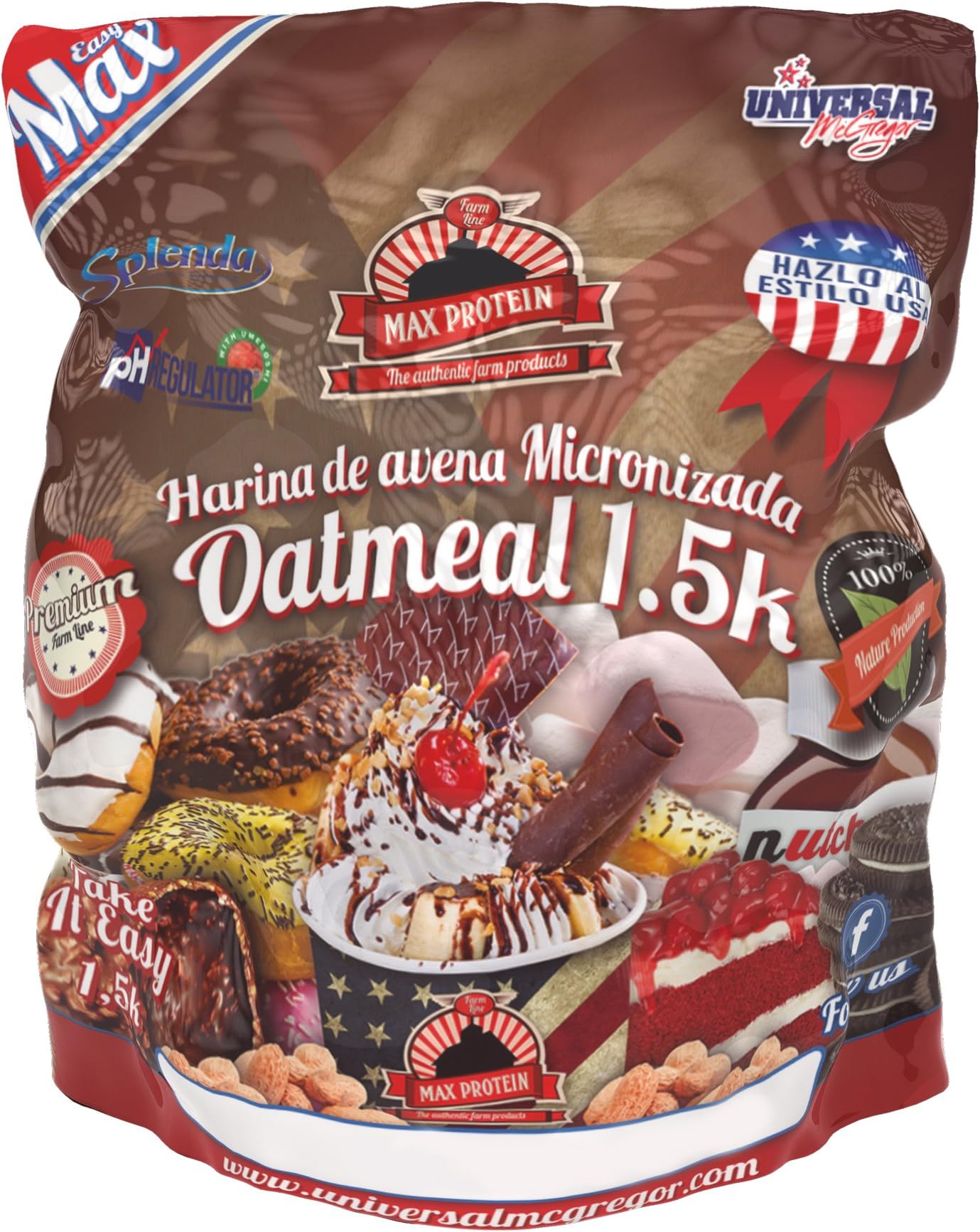 Oatmeal Max Sac 1.5 kg NutChoc