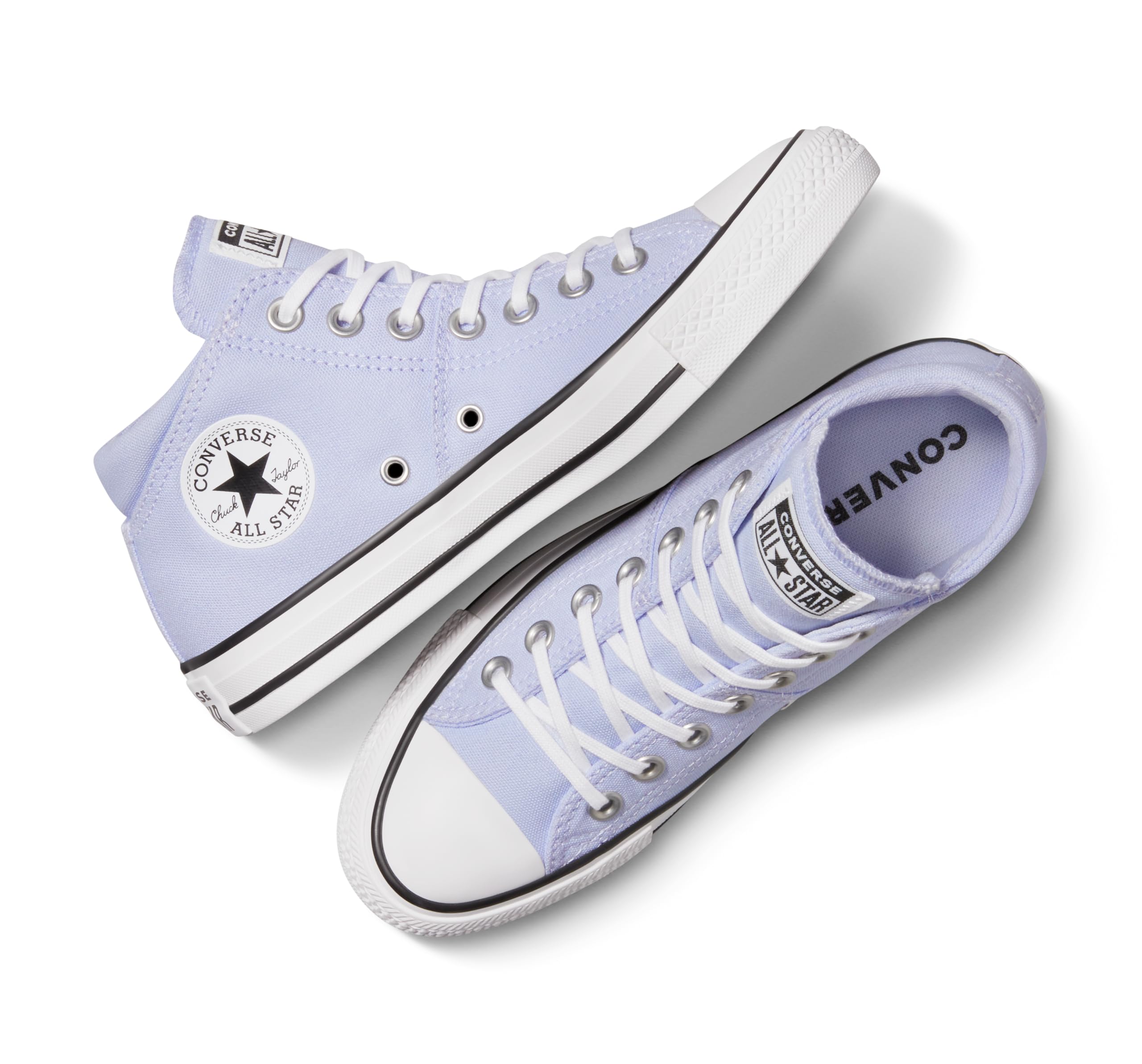 Converse Women's Chuck Taylor All Star Madison Canvas Mid Top Sneaker: 5 Blueberry Ice/White/Black
