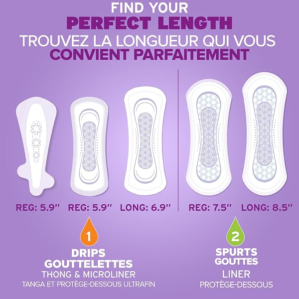 Poise Poise Daily Postpartum Incontinence Panty Liners, Very Light Absorbency, Long, 114 Count in use