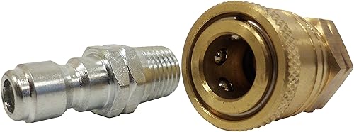 Miniatura 7 de Ultimate Washer UW18713 Juego de adaptadores de desconexión rápida de alta presión de 14 pulgadas, sustituye a Apache 98441022, clasificación de