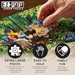 MasterPieces 300 Piece EZ Grip Jigsaw Puzzle - Campsite Trouble - 18"x24"