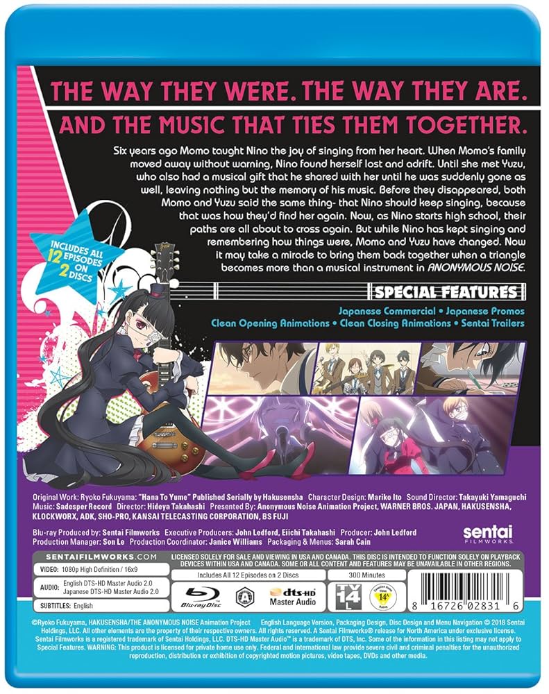 Amazon.co.jp: Anonymous Noise [Blu-ray] : 覆面系ノイズ, 全12