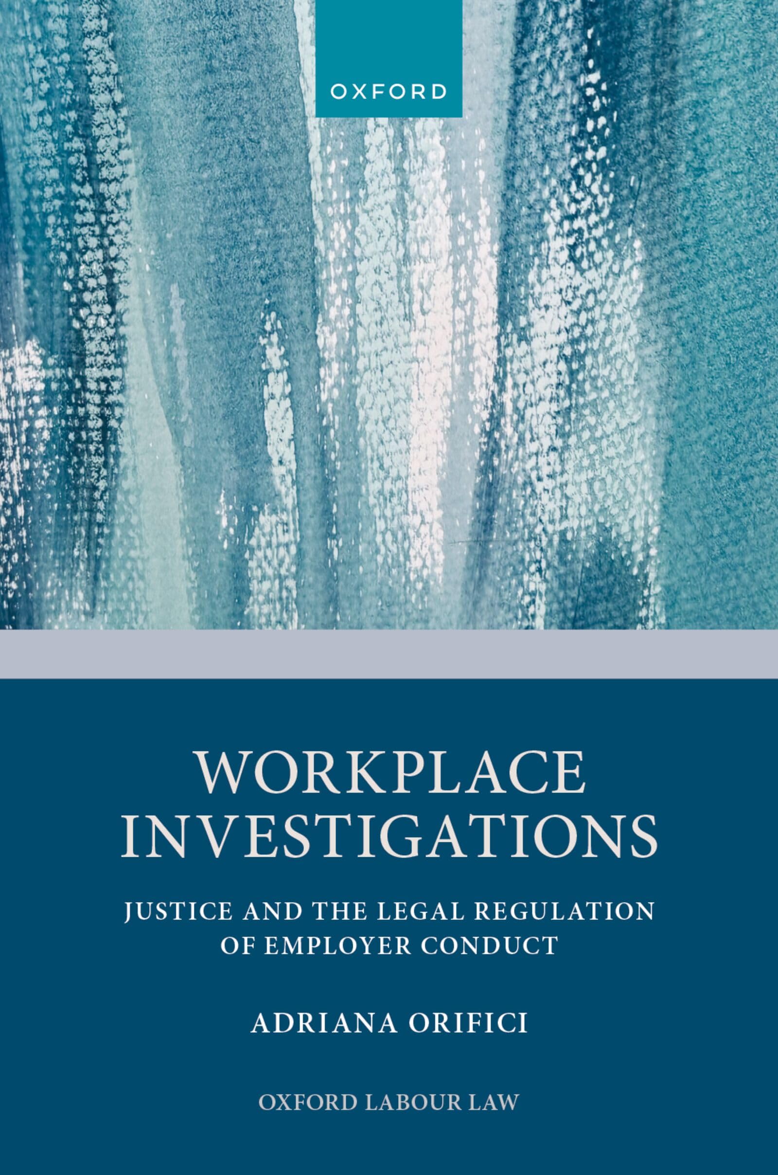 Workplace Investigations: Justice and the Legal Regulation of Employer Conduct (Oxford Labour Law)