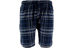 Men's Super Soft Flannel Sleep Shorts