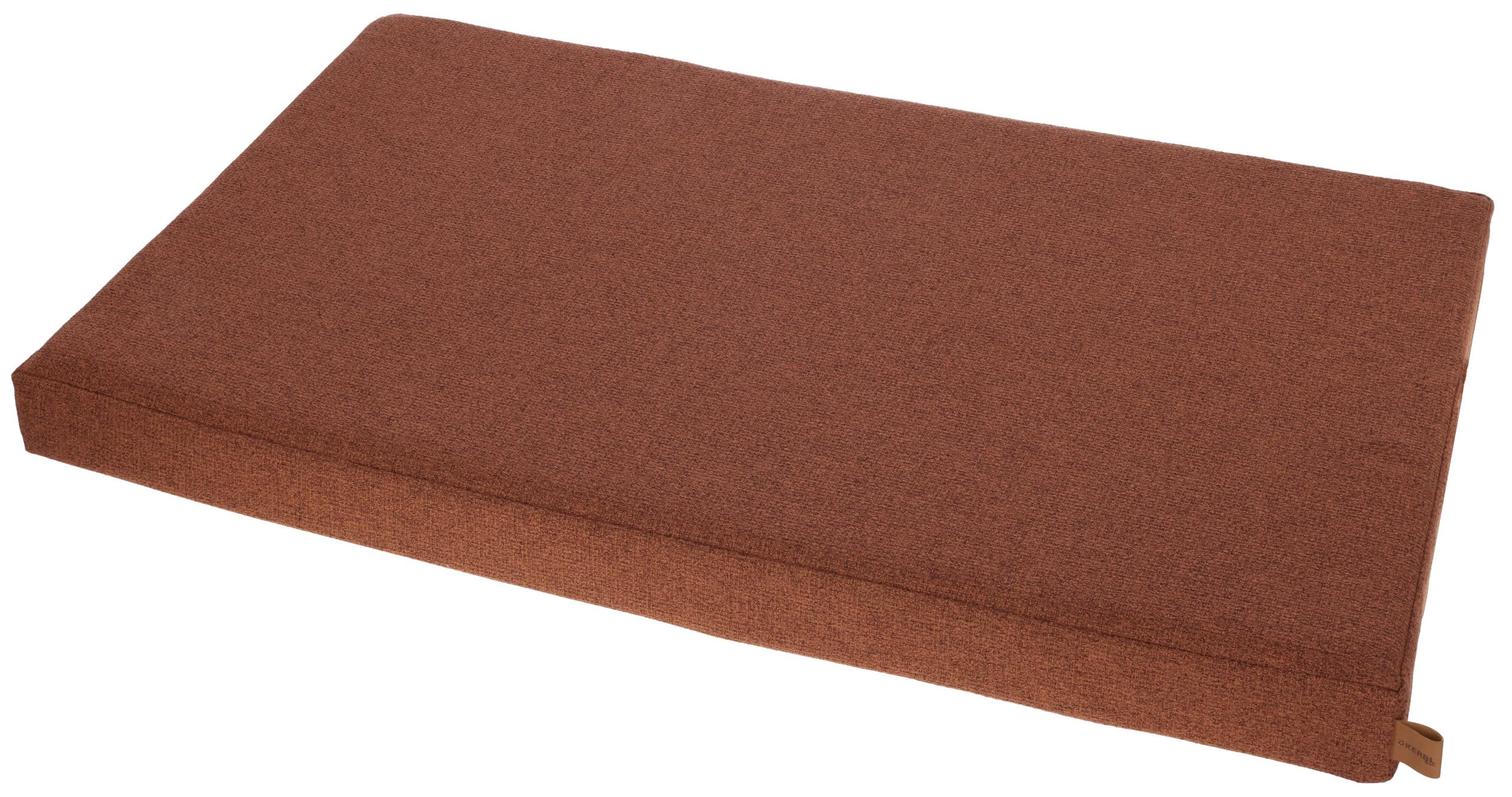 Kerbl Pet Memory Foam Mattress Olive for Dogs with Joint Problems, Orthopaedic, Washable Cover, Made in Italy, Brown, 100 x 60 x 8 cm