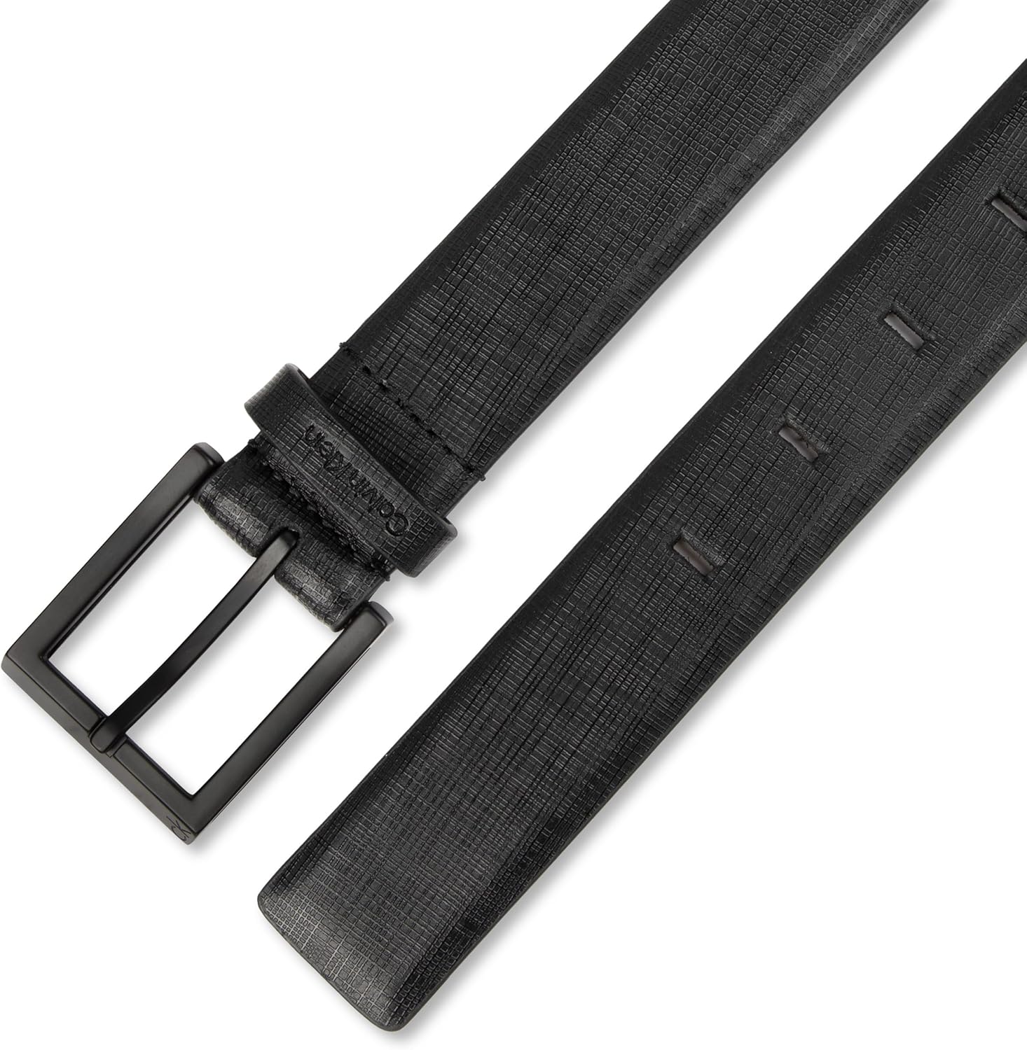 Calvin Klein Men's Leather Dress Belt - Sleek Modern Style for Business & Everyday Wear