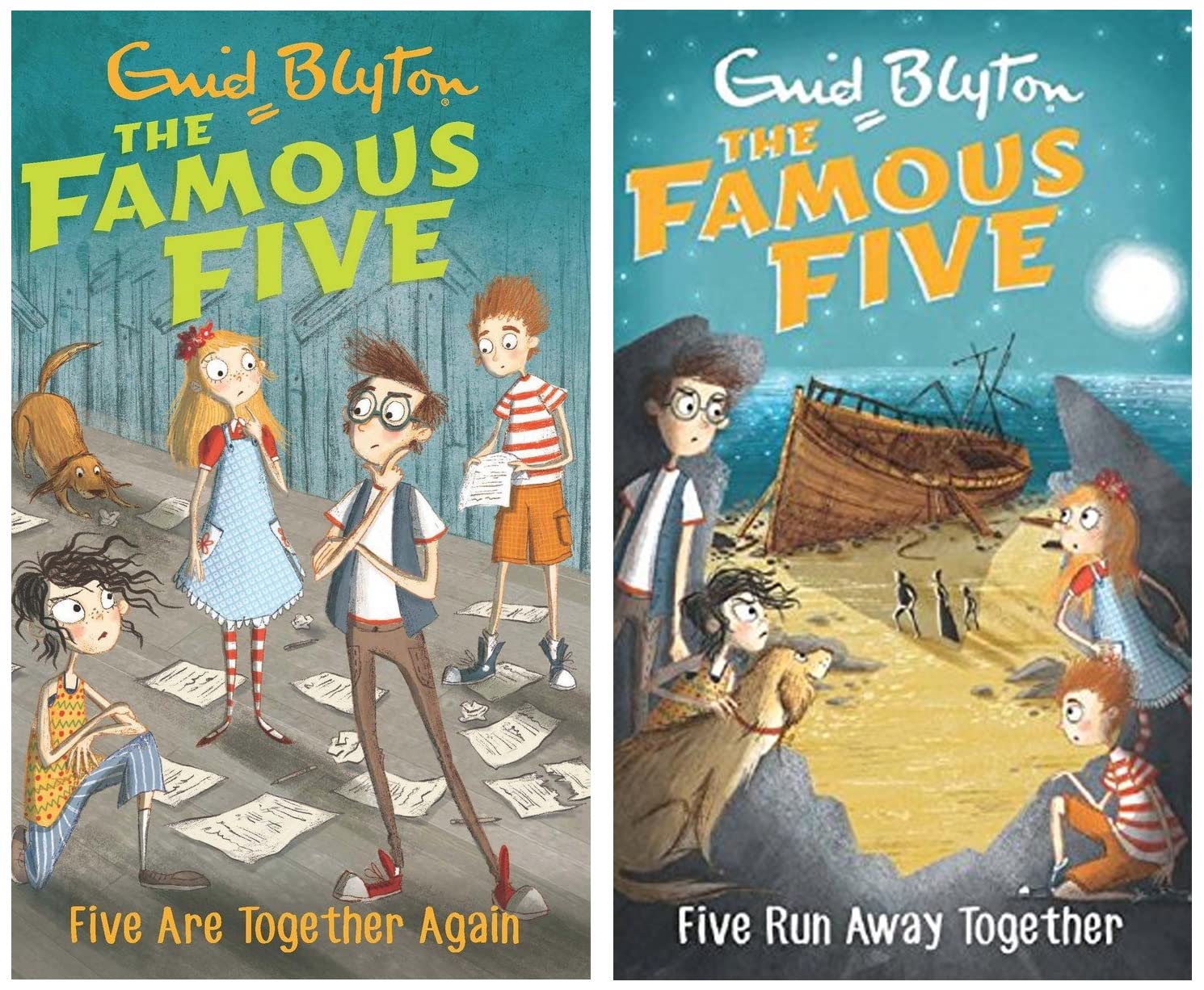 FAMOUS FIVE: 21: FIVE ARE TOGETHER AGAIN (STANDARD) & FAMOUS FIVE: 03: FIVE RUN AWAY TOGETHER (STANDARD)