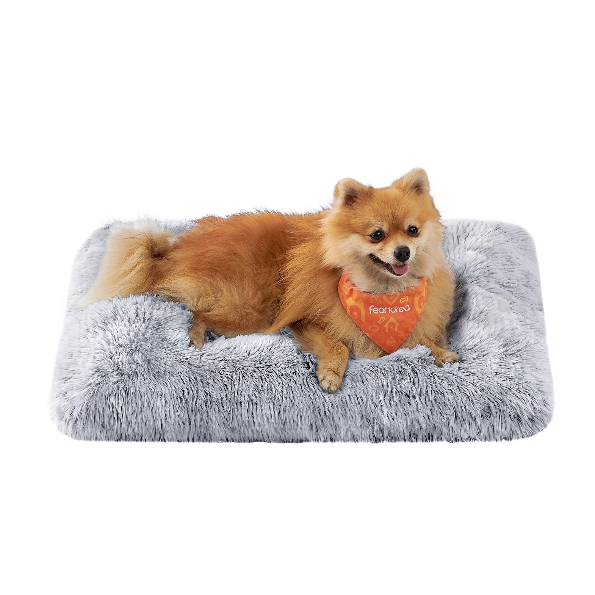 Feandrea Cuccia Per Cani In Peluche – Grigio Scuro – 110 X 73 X 10 Cm – Morbida E Lavabile – Fondo Antiscivolo
