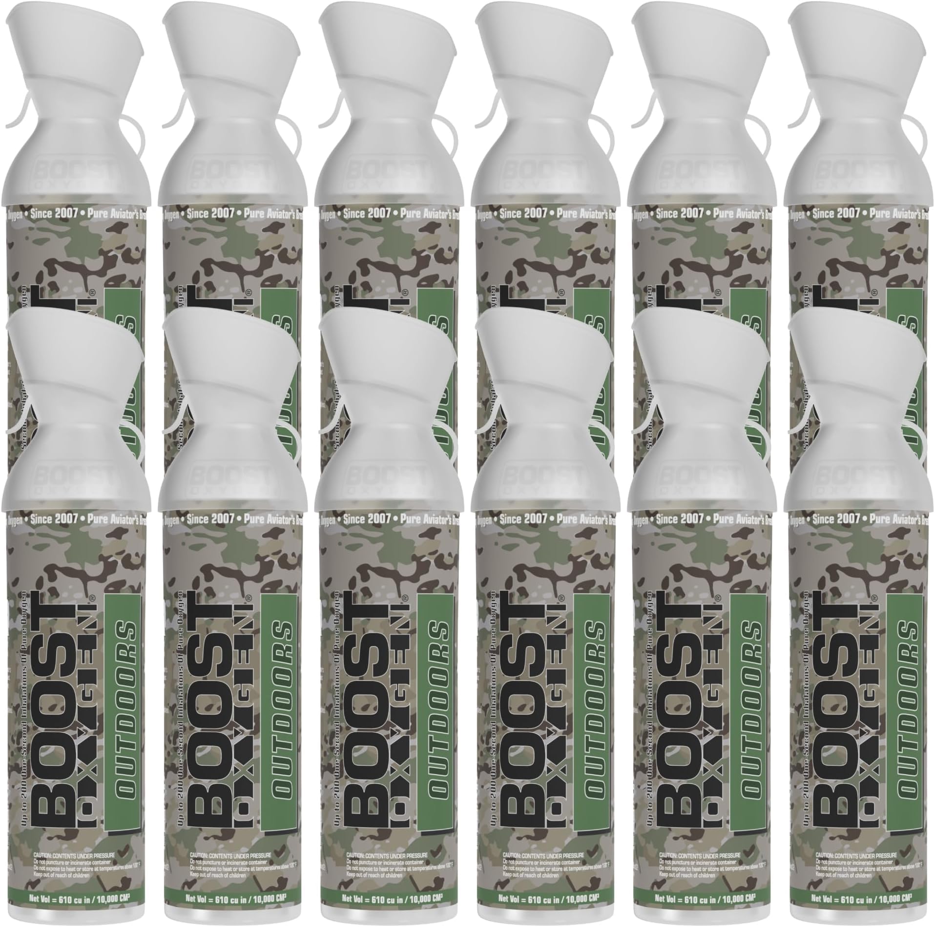 - Boost Oxygen Large Outdoors Natural Aroma 10L Canister | Respiratory Support for Aerobic Recovery, Altitude, Performance & Health (12 Pack)