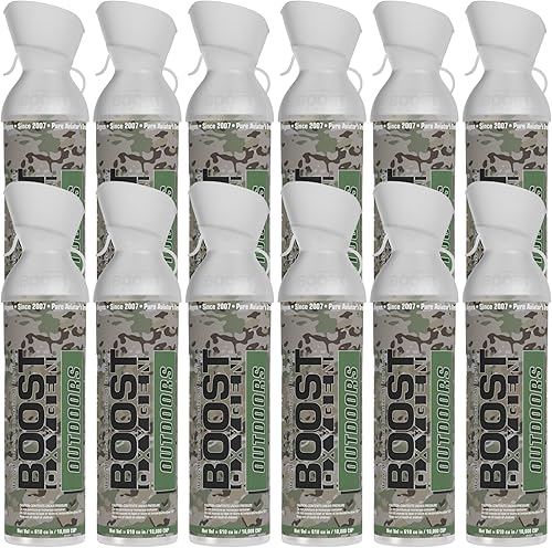 Miniatura 52 de Boost Oxygen Recipiente grande natural de 10 L | Soporte respiratorio para recuperación aeróbica, altitud, rendimiento y salud (paquete de 2)