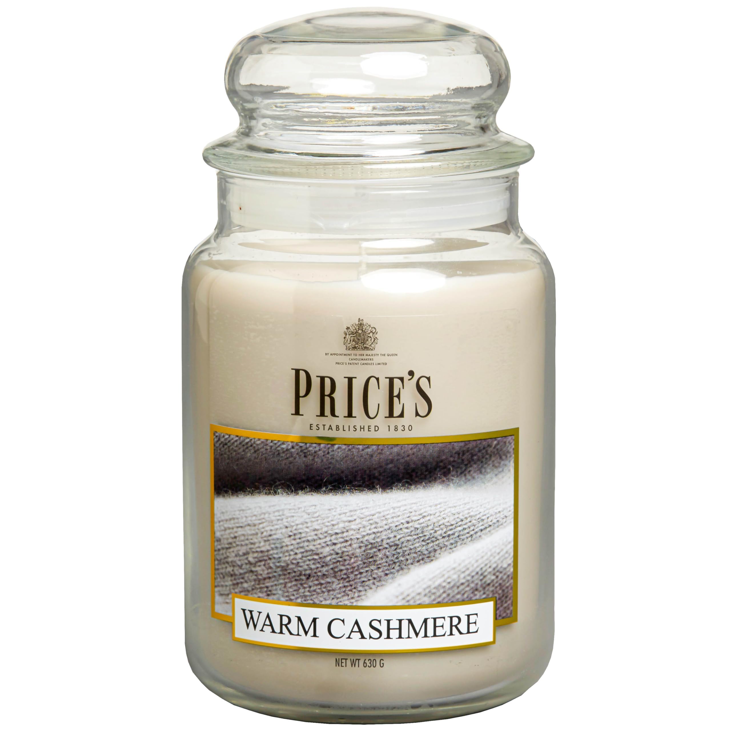 Price's Candles Large Jar Warm Cashmere