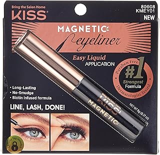 KISS Magnetic, Magnetic Eyeliner, Smudge Proof, Works Magnetic Lashes, Includes 1 Magnetic Lash Eyeliner, Long Lasting Wea...