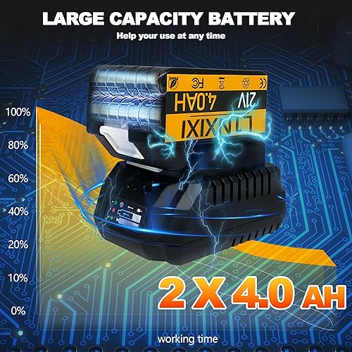 Miniatura 5 de Llave de impacto inalámbrica de 12, accionamiento de impacto de 12 pulgada con motor sin escobillas, 1000 N.m (740 pies-libras), 3300PRM, llaves de