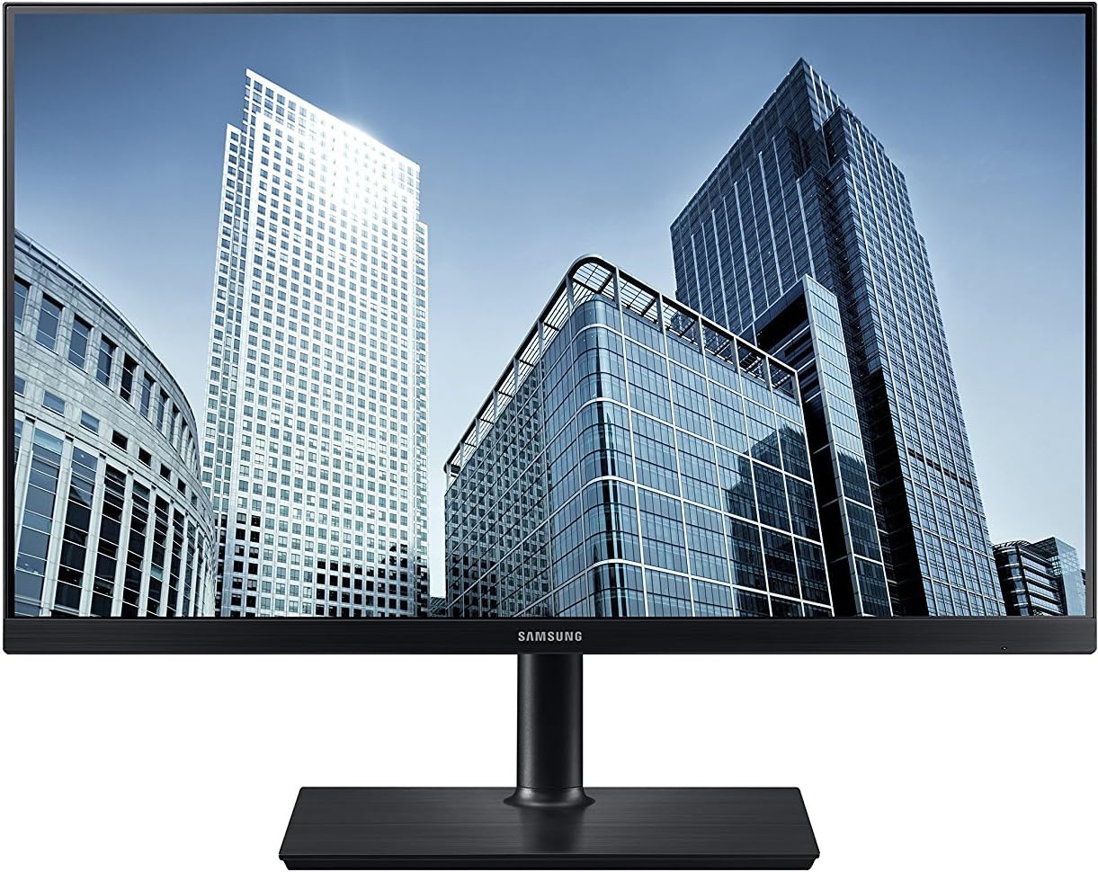 SAMSUNG SH850 Series 24-Inch WQHD (2560x1440) Computer Monitor, Display Port, HDMI, USB-C, Height Adjustable Stand, 3 Yr WRNTY (LS24H850QFNXZA)