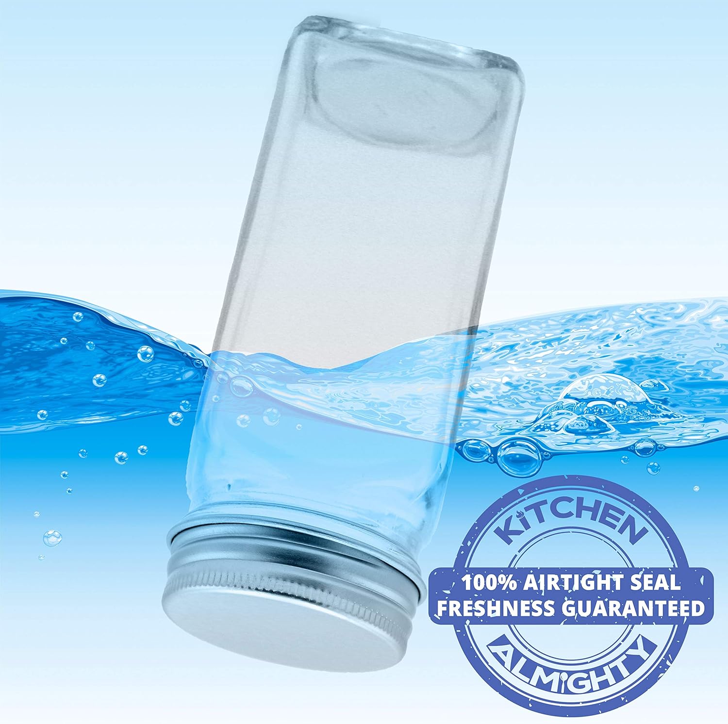 Crаzу Clеаrаnсе 42 Glass Spice Jars Complete Set: 667 Chalkboard & Clear Printed Spice & Pantry Labels - 4 fl Oz Empty Square Bottles w/Pour/Sift & Coarse Shakers & Airtight Cap - Silicone Funnel by KITCHEN ALMIGHTY Exсluѕіvе Dіѕсоunt 60% Prісе 42 Glass Spice Jars Complete Set: 667 Chalkboard & Clear Printed Spice & Pantry Labels - 4 fl Oz Empty Square Bottles w/Pour/Sift & Coarse Shakers & Airtight Cap - Silicone Funnel by KITCHEN ALMIGHTY