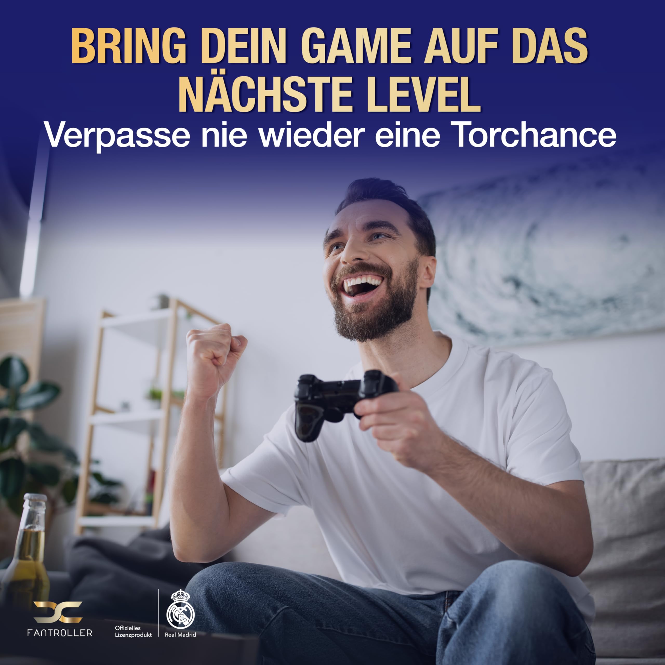PS5 Controller Hülle Real Madrid Design blau weiß PlayStation 5