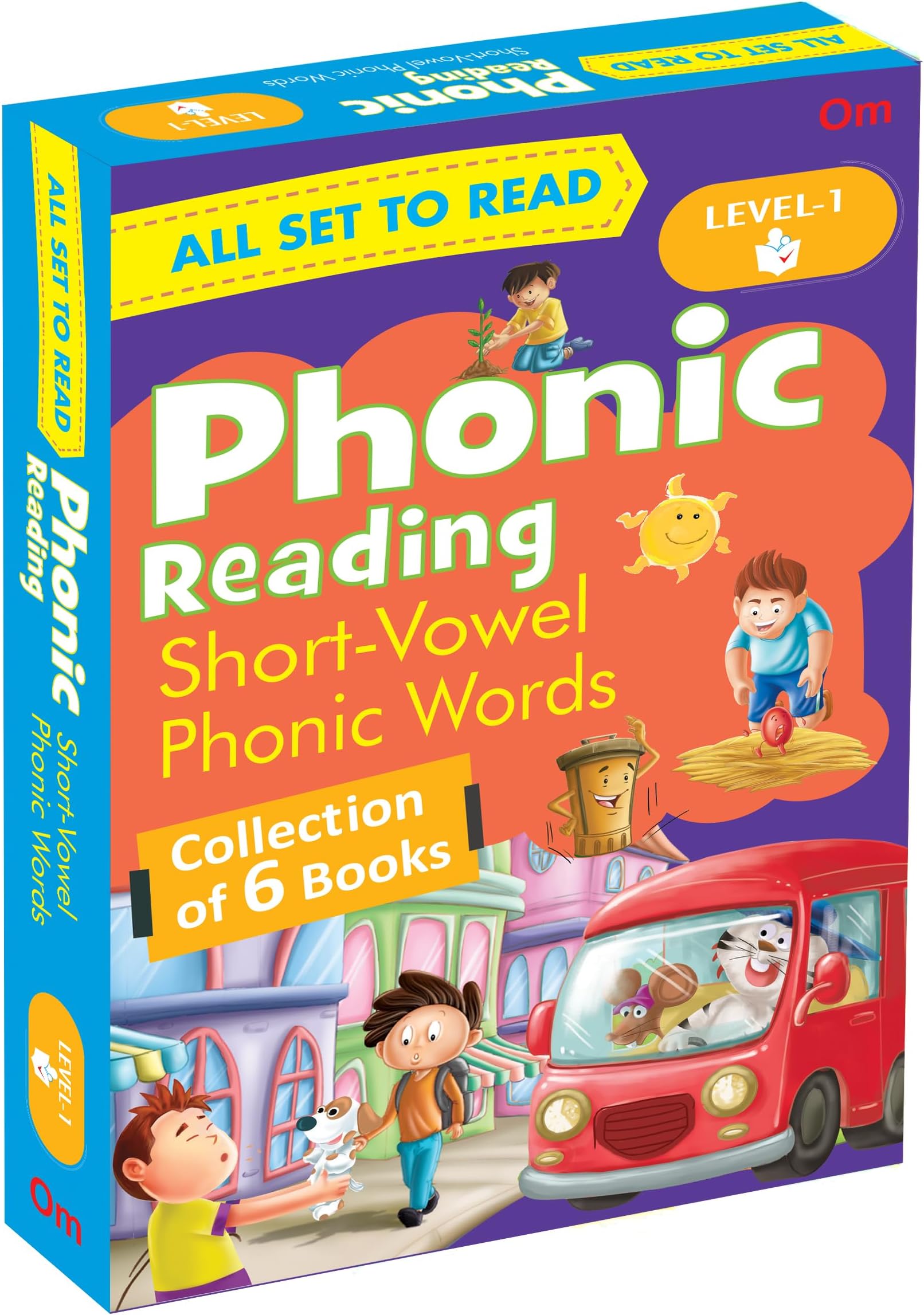 All Set to Read: A Phonic Reader – Children's Book on Reading | My First Phonic Reader | Vocabulary and Phonics | Learn to Read with Phonics | Reading Skill | Easy Phonics Interesting Stories | Best Book Phonics for Kids & Preschoolers