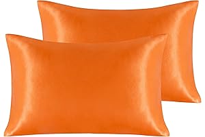 Enhance Your Sleep Oasis with NTBAY's Luxurious Orange Pillowcases