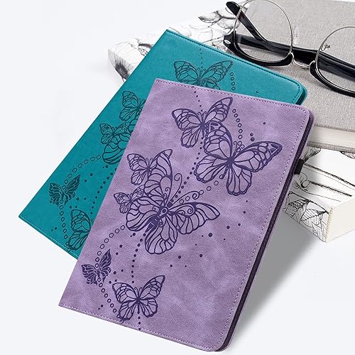 Miniatura 6 de Funda para Lenovo Tab M8/Tab M8 HD/Tab M8 FHD/Tab M8 Gen 3, Mariposa En Relieve PU Cuero Ranura Para Tarjeta Soporte Flip Cover Con Banda Elástica