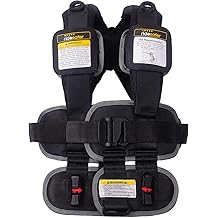 RideSafer Travel Vest Gen 6 - Small (26.5-50 lbs) - Black - Lightweight Portable Child Safety Car Seat for Travel, Rental Cars, Rideshares