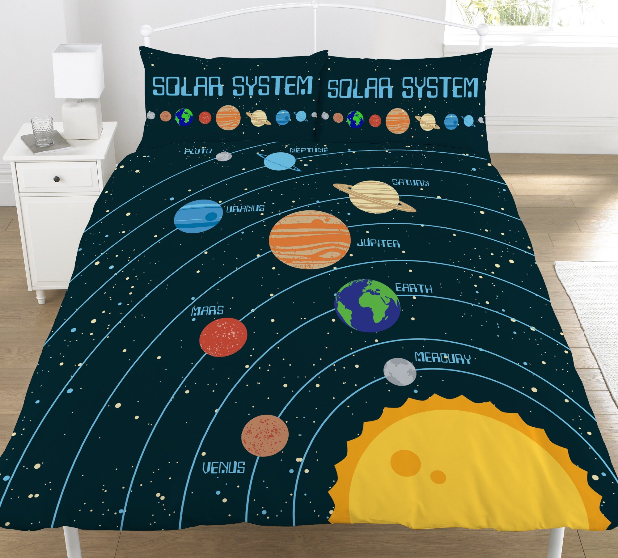 solar system sheet set