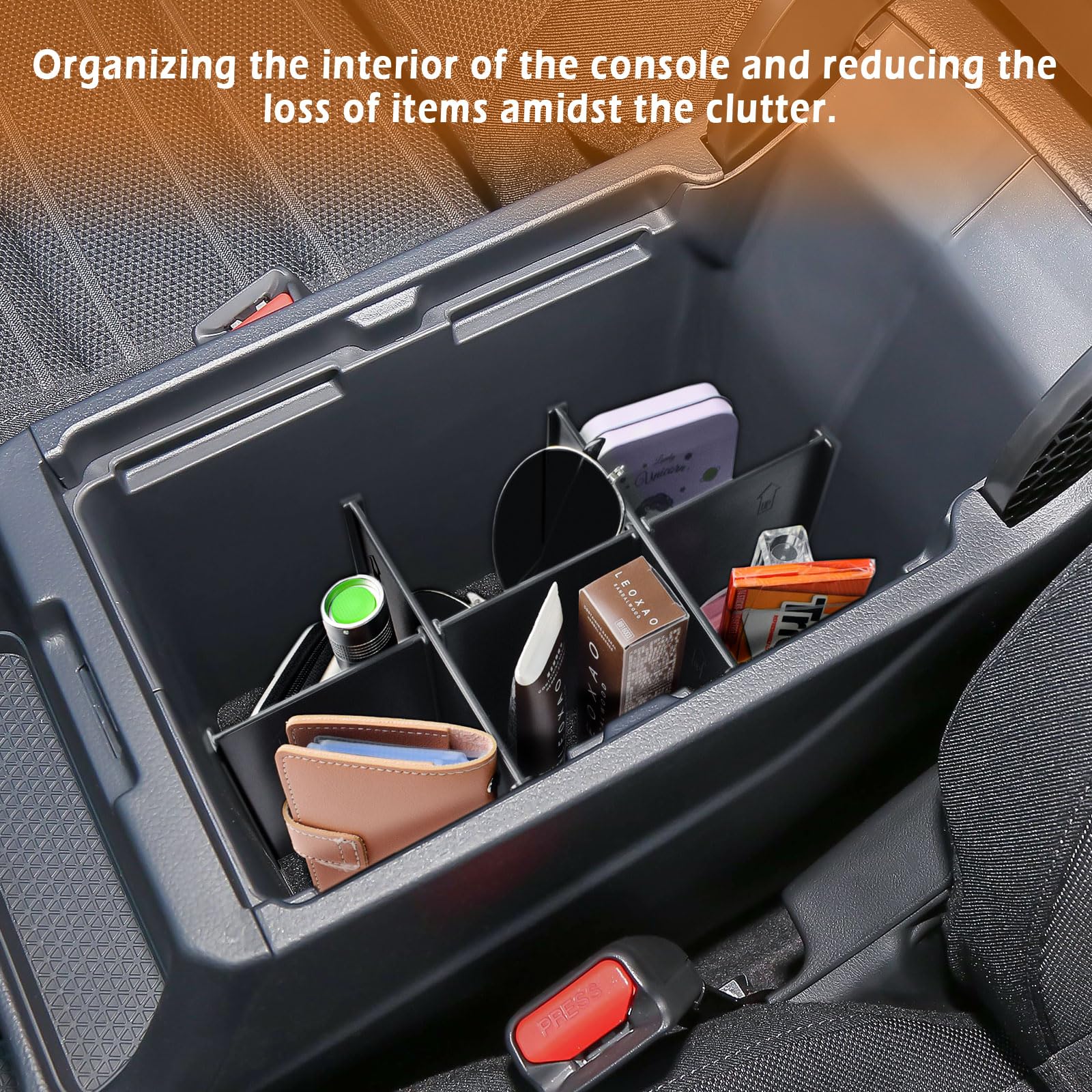 TACOBRO Center Console Divider For Honda CRV 2023-2025 – Organizer Insert, ABS Material, Removable