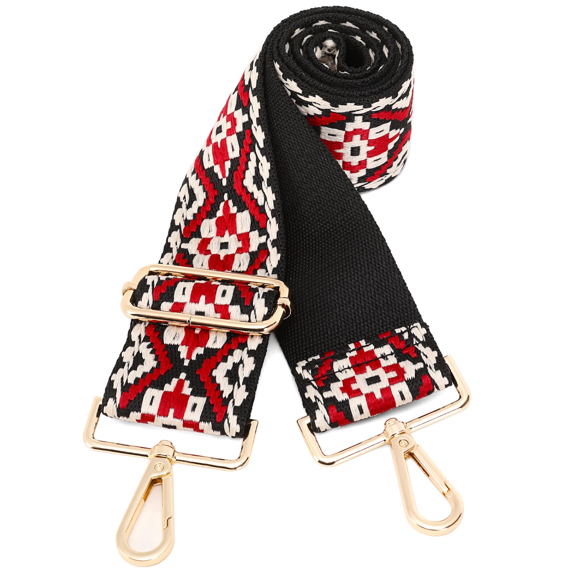 GINJKGO Purse Straps Replacement Crossbody - Adjustable Bag Strap for Purses, Wide Shoulder Strap for Women Guitar Purses