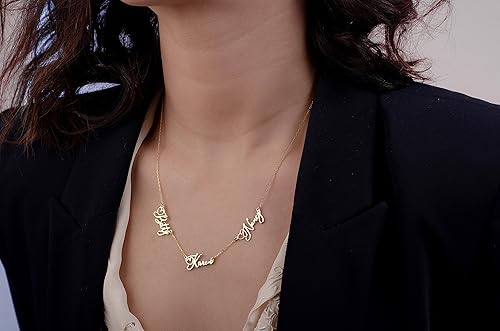 Miniatura 5 de 925 Sterling Silver Personalized Name Necklace - Multiple Custom Name Necklace Gold - Personalized Jewelry - Handmade Jewelry - Custom Name Necklace