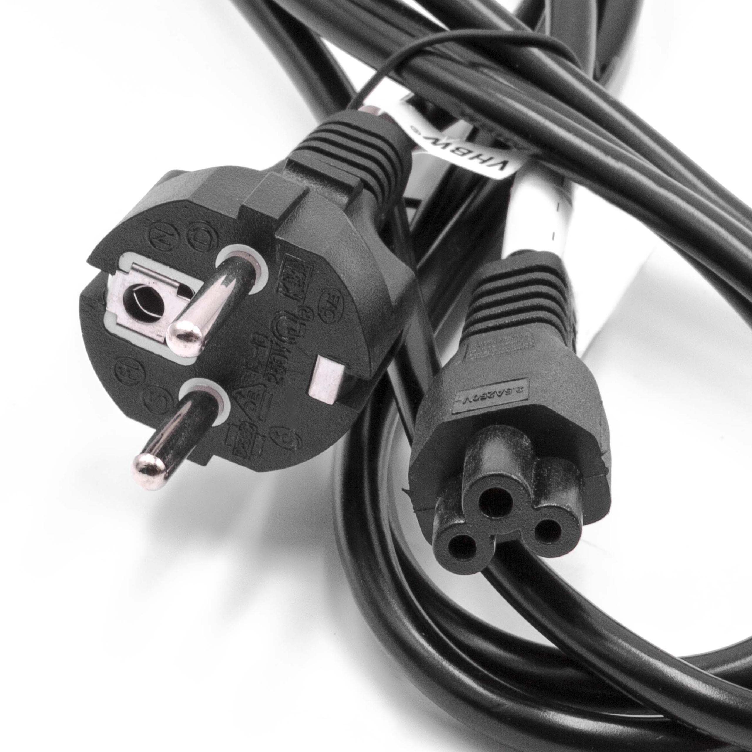 vhbw 10x Câble connecteur Euro Type F pour appareils électriques comme PC