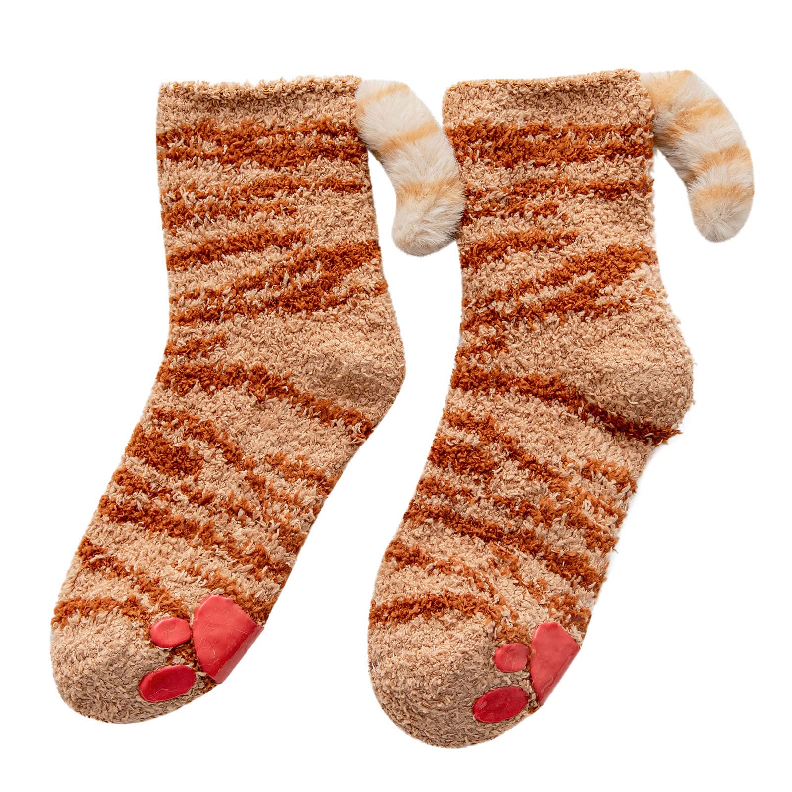 Fleece Gift Soft Fuzzy Socks Slippers Comfy Warm Winter Women - Main Image