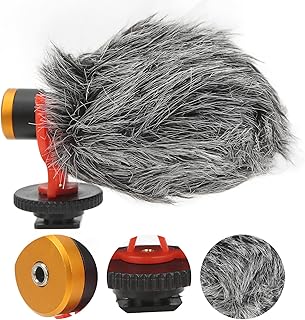 Yctze Camera Mount Microphone Noise Reduction Cardióide P Microfones de Vídeo ProfissionaisMicrofone Câmera Microfone Cardióide Microfone Vídeo Câmera M