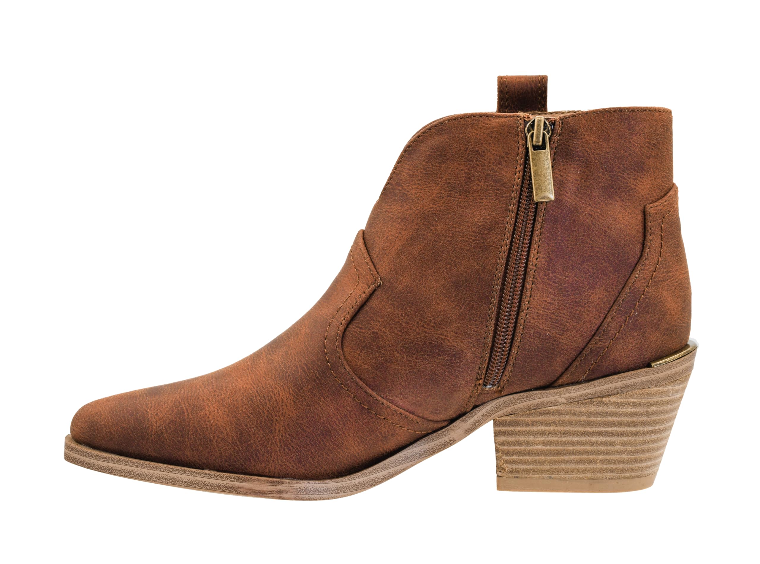 Corkys Footwear Hey Girl Womens Closing Time Bootie - Featuring A Chic Western Style Stitching A 2 5-Inch