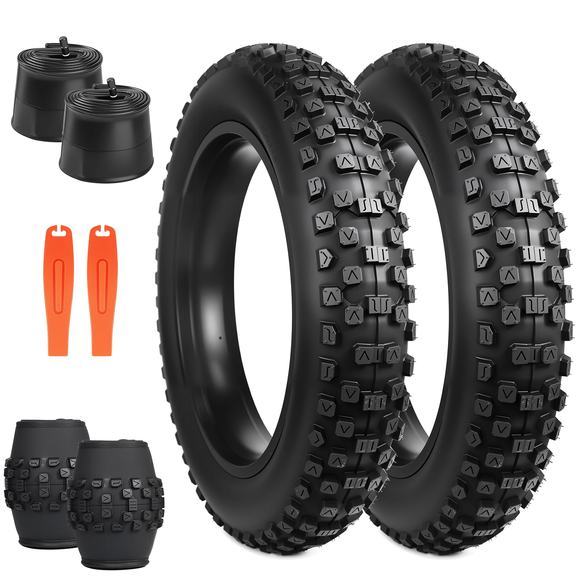 ZUKKA Neumáticos para bicicleta eléctrica de 20 pulgadas, 20 x 4,0, 102-406, plegable, para bicicleta eléctrica, bicicleta de nieve