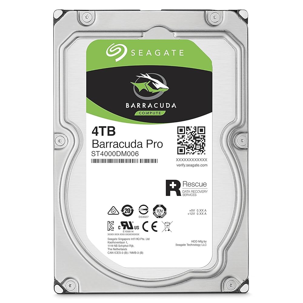 Amazon.in: Buy Seagate 4TB BarraCuda Pro 7200RPM SATA 6Gb/s