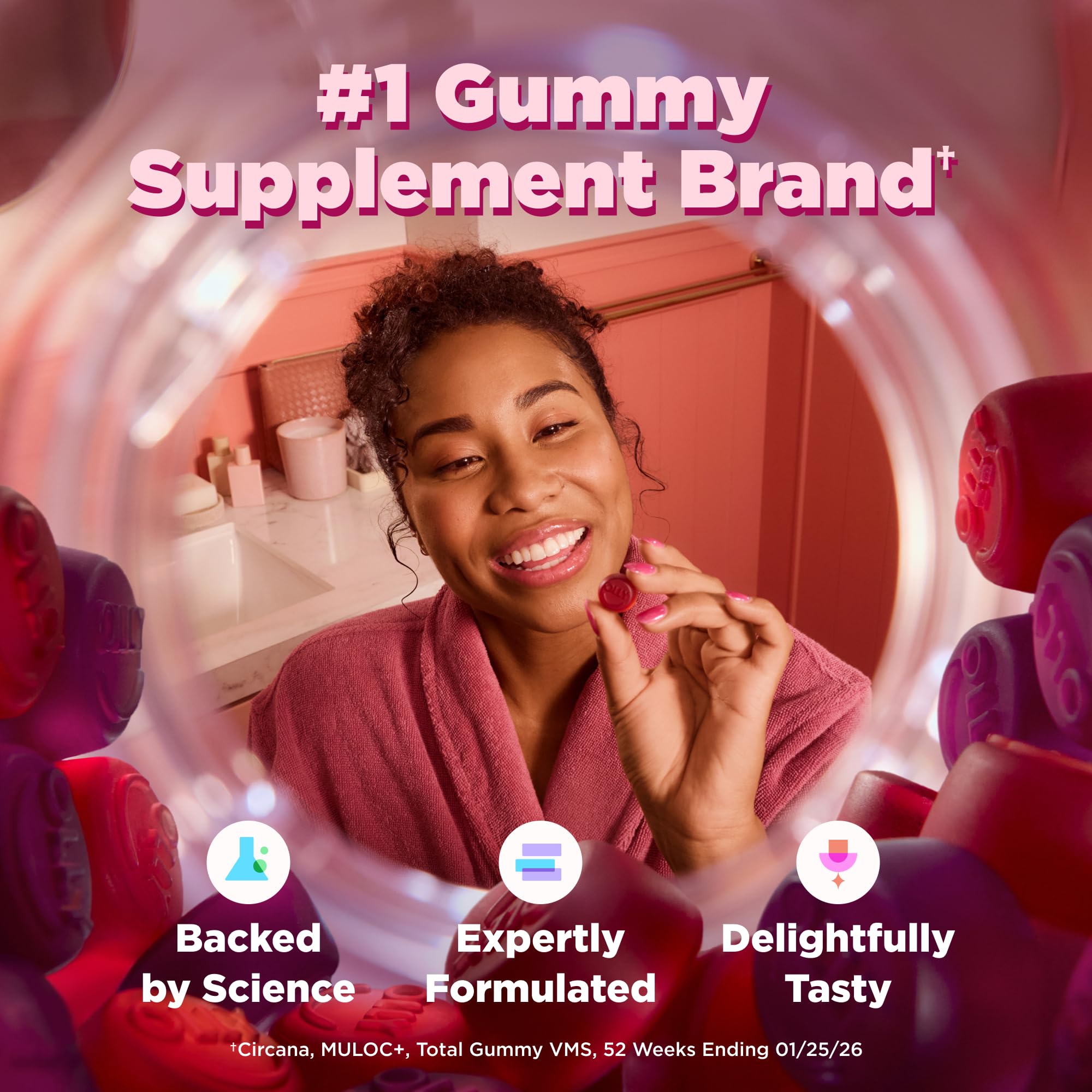OLLY Prenatal Multivitamin Gummy, Daily Blend for Mommy & Baby - 60 Count — Amazon image 6