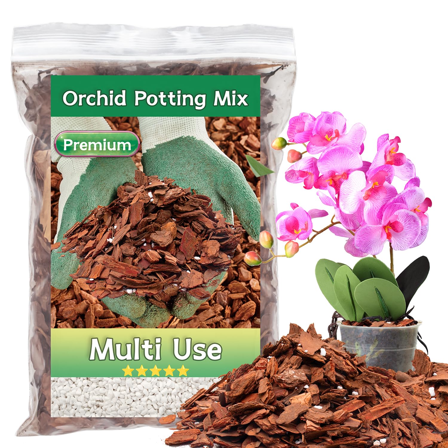 HOUNANG Orchid Bark Potting Mix