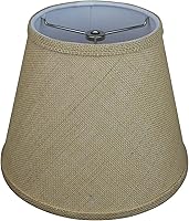 Vista 51 de FenchelShades.com Pantalla de lámpara de 6 pulgadas de diámetro superior x 10 pulgadas de diámetro inferior x 8 pulgadas de altura inclinada 6 x 10