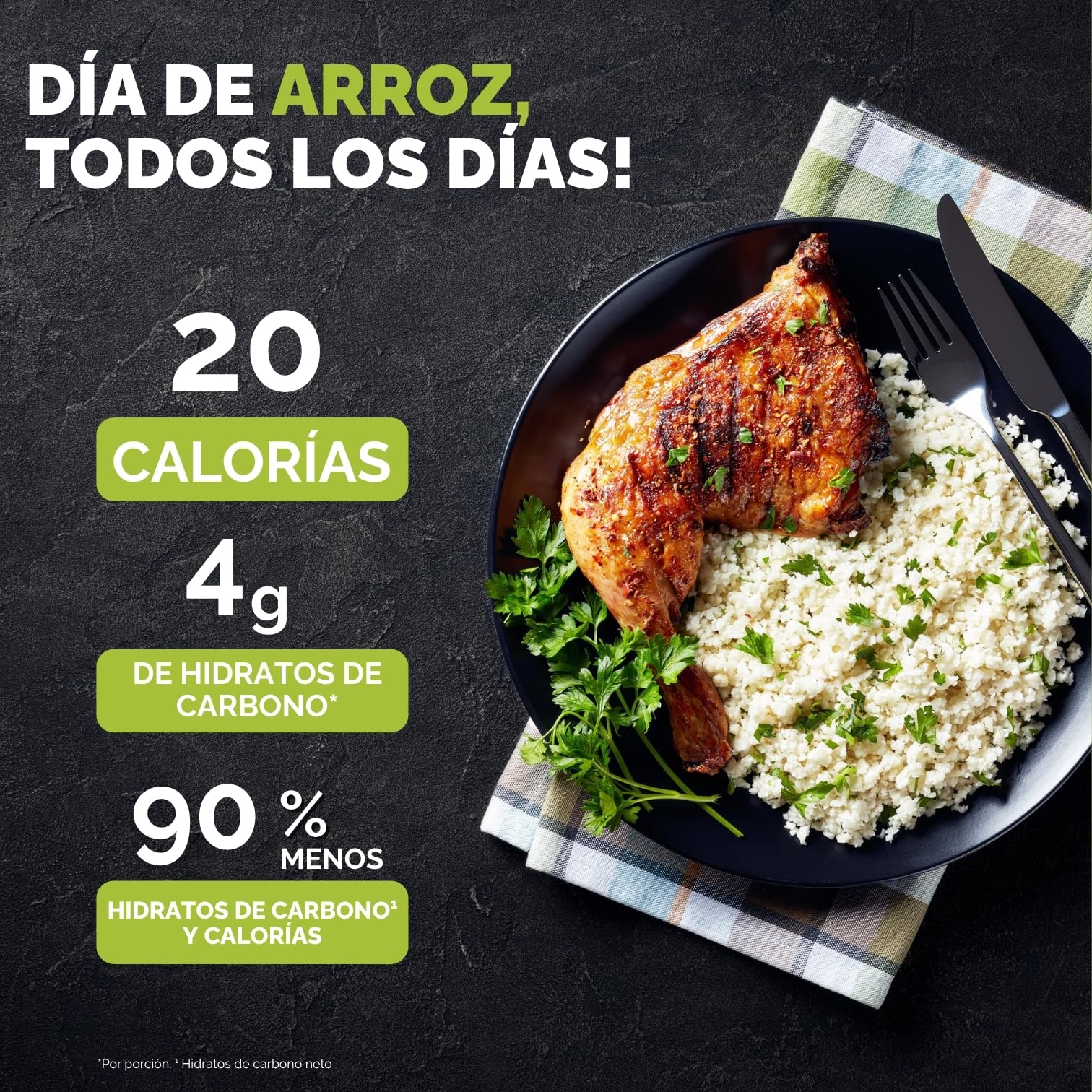 PALMINI Arroz - Palmito – Bajo en calorías – Bajo en carbohidratos – Keto - Vegano – Libre de OGM – Libre de Gluten – Sin azúcar – 338g | (Pack de 6 unidades)