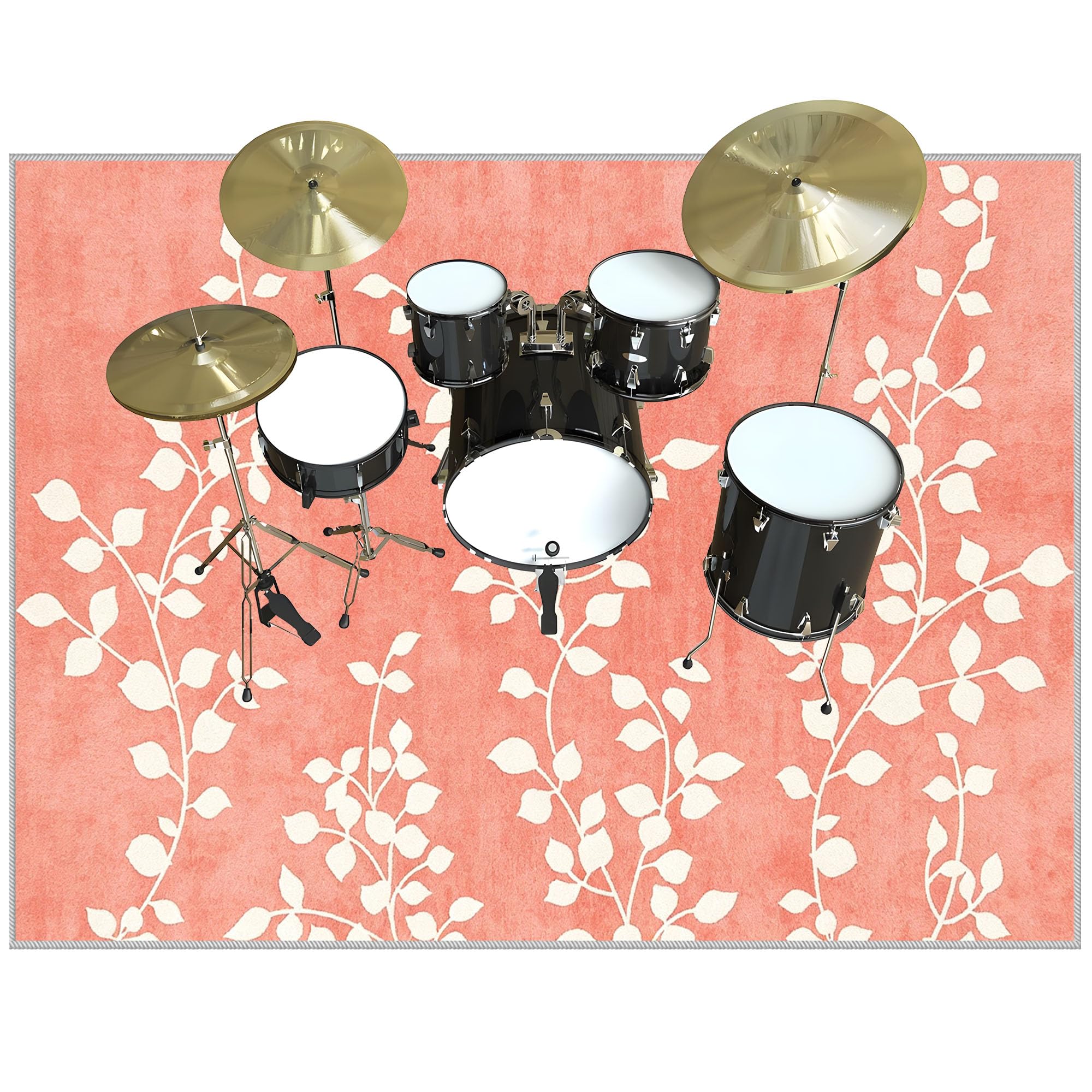 Tapis de tambour insonorisé drum mats 160x140 pour salle de disques
