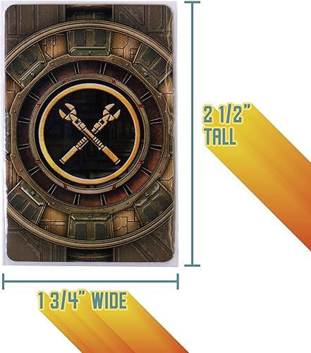 Miniatura 6 de Paquete de 100 fundas para juegos de mesa de Estados Unidos  Protector de cartas transparente de 1.693 in x 2.559 in para juegos de mesa