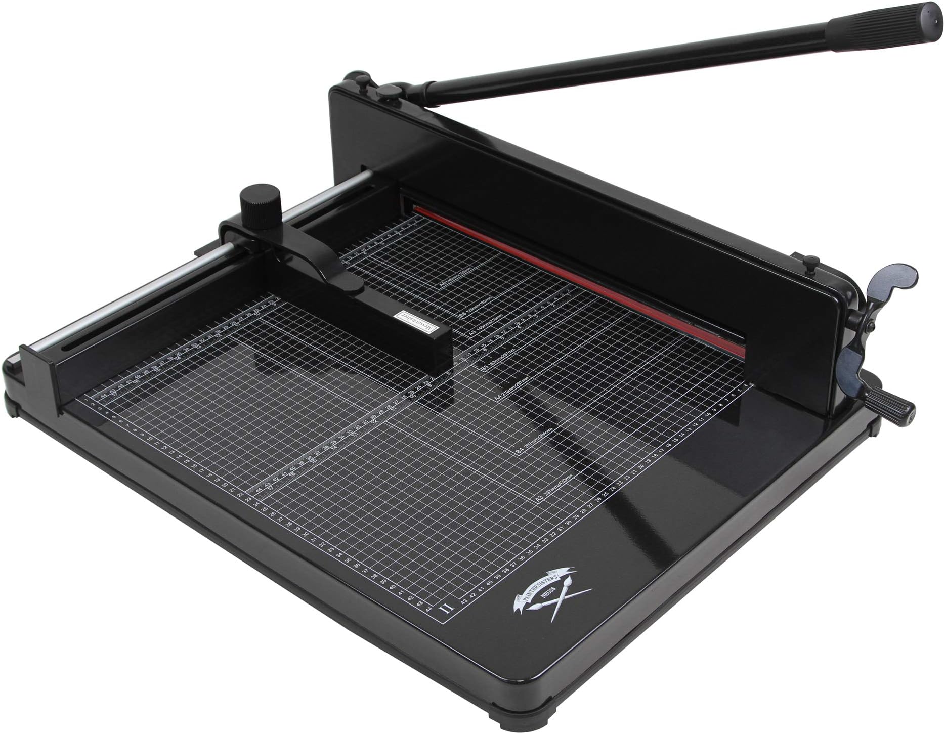 COOCHEER A3 Papierschneider - Hebelschneider Für Bis Zu 12 Blätter | 485x385mm